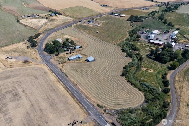 238 Patit Rd, Dayton, WA 99328 - aerial overview of property's location featuring rural landscape