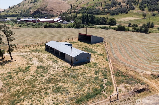238 Patit Rd, Dayton, WA 99328 - aerial view of sparsely populated area with mountains