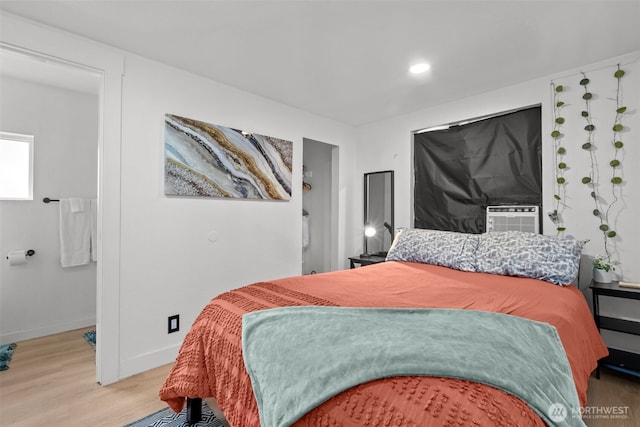 1027 E 47th St, Tacoma, WA 98404 - bedroom featuring wood finished floors and cooling unit