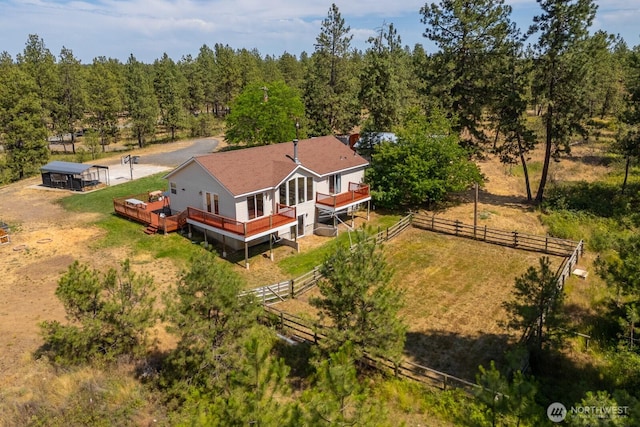 2207 W Depot Springs Rd, Spangle, WA 99031 - overview of rural landscape