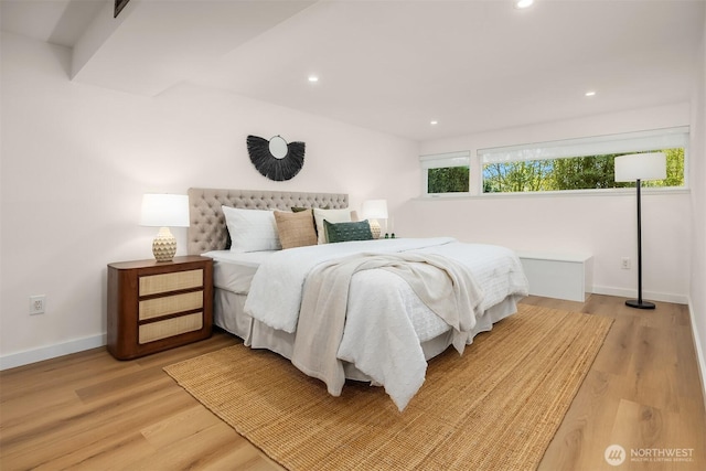 2434 64th Ave SE, Mercer Island, WA 98040 - bedroom with light wood-type flooring and recessed lighting