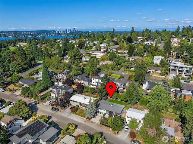2434 64th Ave SE, Mercer Island, WA 98040 - aerial view of property's location with nearby suburban area