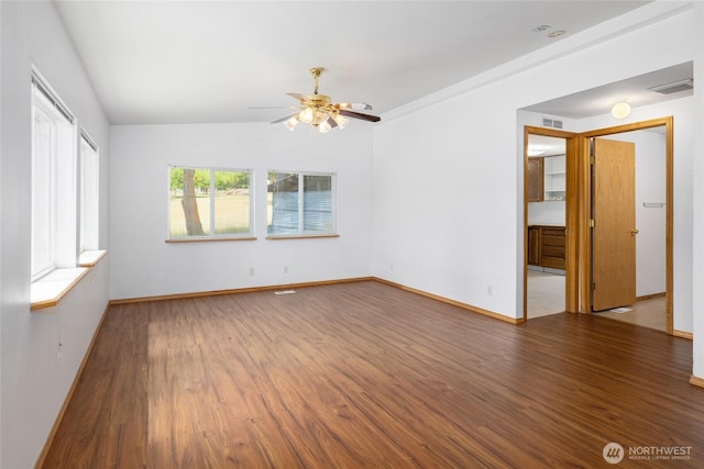 101 Twin Lakes Rd, Cle Elum, WA 98922 - empty room featuring wood finished floors and ceiling fan