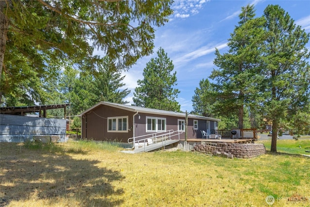 101 Twin Lakes Rd, Cle Elum, WA 98922 - back of property with a lawn