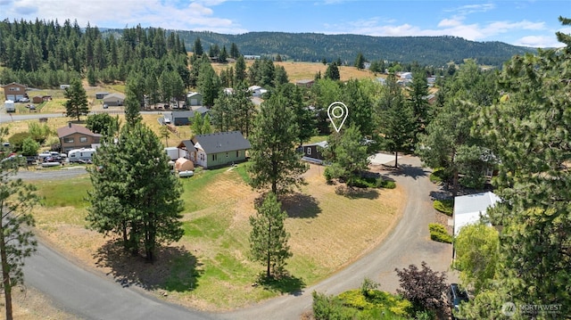 101 Twin Lakes Rd, Cle Elum, WA 98922 - aerial overview of property's location featuring a mountain backdrop