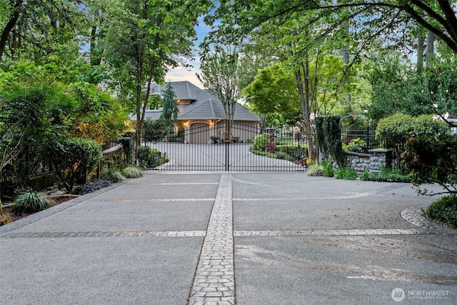 1022 7th Ct, Fox Island, WA 98333 - view of parking featuring a gate
