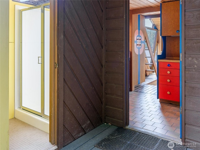 69 Rocky Rd, Crane Island, WA 98245 - hallway featuring tile patterned flooring