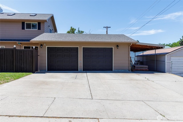 1130 Central Dr, Coulee Dam, WA 99116 - garage featuring driveway