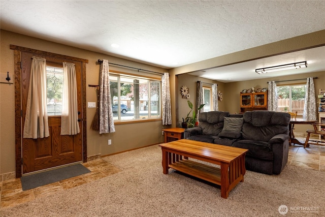 1130 Central Dr, Coulee Dam, WA 99116 - living room featuring carpet floors and recessed lighting