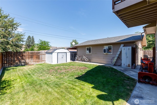1130 Central Dr, Coulee Dam, WA 99116 - fenced backyard with a storage unit
