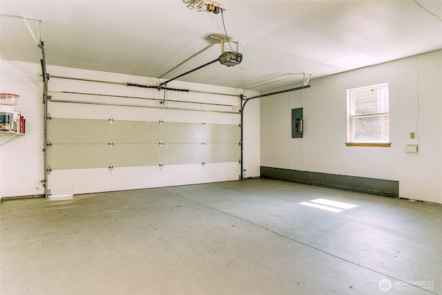 4957 Lewis Ave, Bellingham, WA 98229 - garage with electric panel and a garage door opener