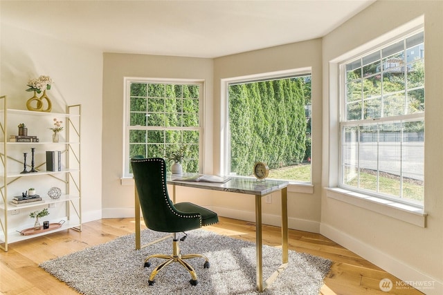 4957 Lewis Ave, Bellingham, WA 98229 - office space with healthy amount of natural light and wood finished floors