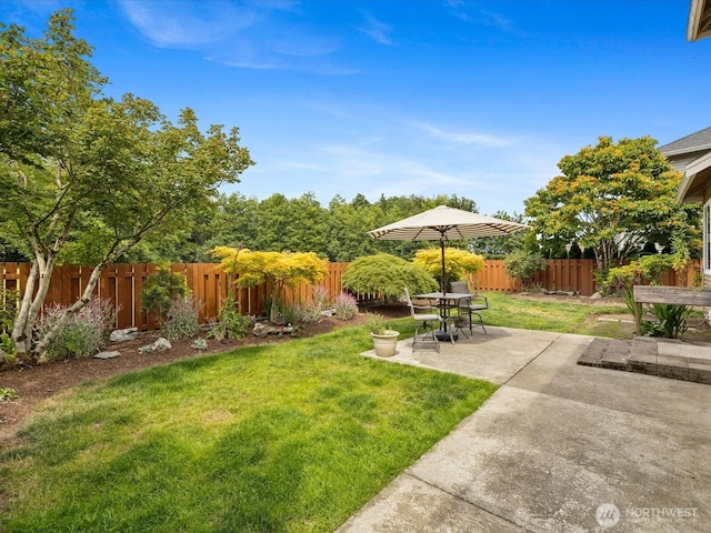 12732 69th Dr SE, Snohomish, WA 98296 - fenced backyard with a patio
