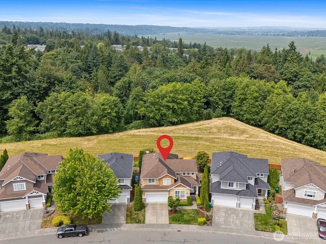 12732 69th Dr SE, Snohomish, WA 98296 - aerial perspective of suburban area with a forest