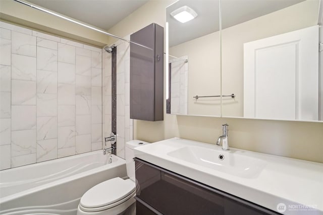 1541B NW 90th St, Seattle, WA 98117 - full bathroom featuring vanity and shower / tub combination