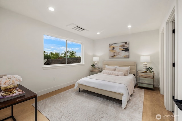 4529 S Orcas St, Seattle, WA 98118 - bedroom with light wood-style floors and recessed lighting