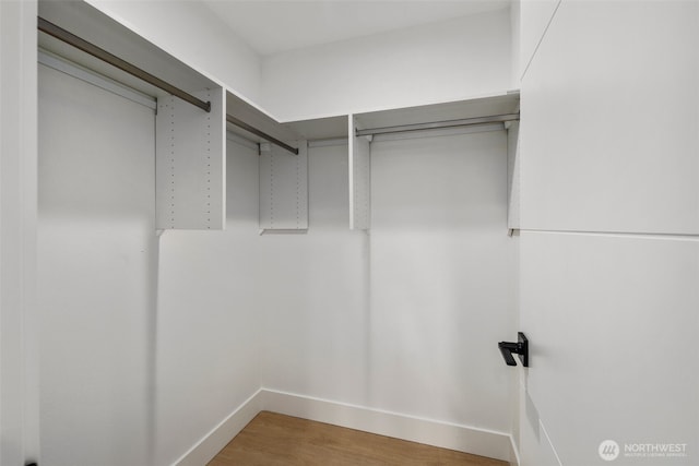 4529 S Orcas St, Seattle, WA 98118 - spacious closet with wood finished floors