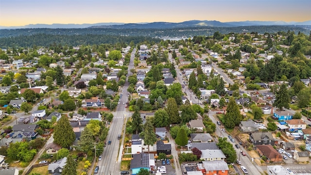 4525 S Orcas St, Seattle, WA 98118 - aerial view at dusk of a mountain view and a residential view