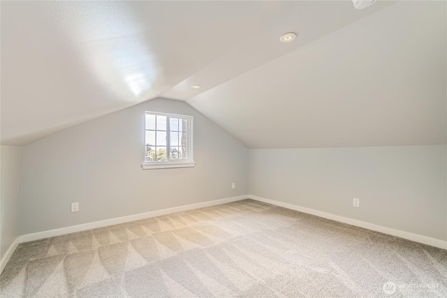 625 SW 122nd St, Seattle, WA 98146 - bonus room with light carpet, lofted ceiling, and recessed lighting