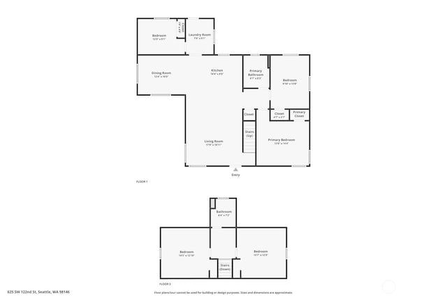 625 SW 122nd St, Seattle, WA 98146 - view of room layout