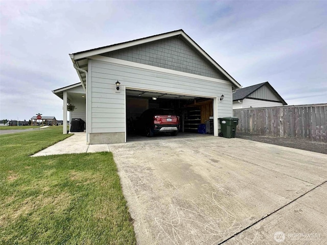 704 Roundtree Blvd, Winlock, WA 98596 - view of property exterior featuring concrete driveway and a garage