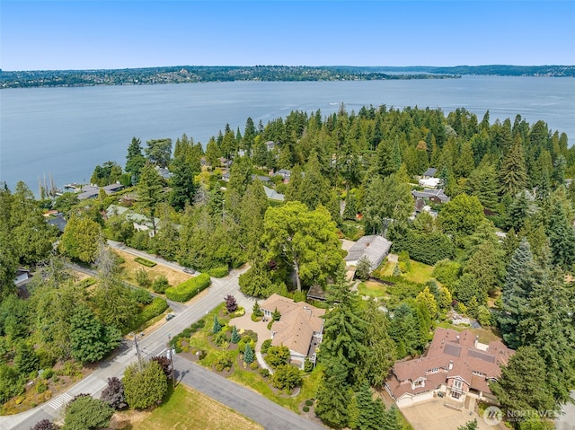 3204 Evergreen Point Rd, Medina, WA 98039 - aerial view of property and surrounding area featuring a nearby body of water