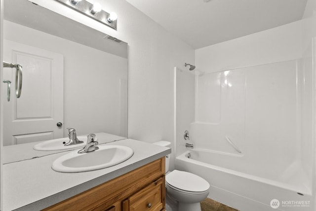 4327 Cedar Ct SE, Lacey, WA 98503 - bathroom featuring vanity and shower / washtub combination