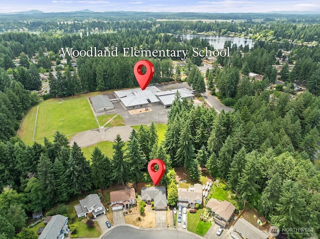 4327 Cedar Ct SE, Lacey, WA 98503 - view of property location featuring a nearby body of water and nearby suburban area