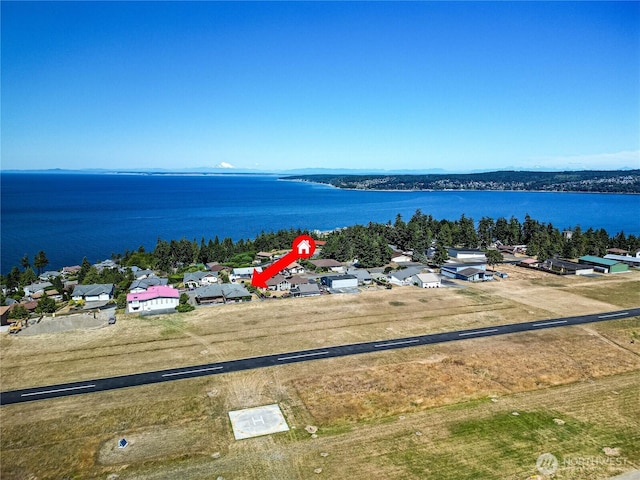 161 Lupine Dr, Sequim, WA 98382 - aerial view of a nearby body of water