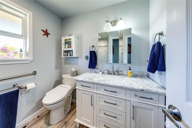 161 Lupine Dr, Sequim, WA 98382 - bathroom featuring vanity and wood finished floors