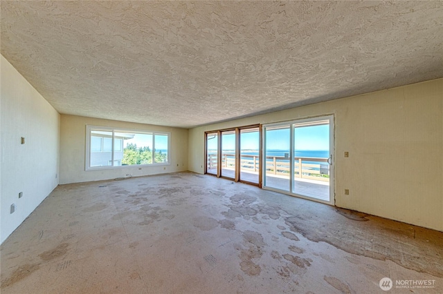 161 Lupine Dr, Sequim, WA 98382 - carpeted empty room featuring a textured ceiling