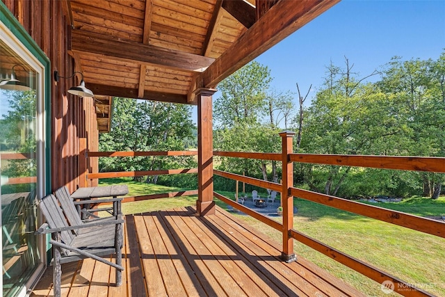 3146 State Route 508, Onalaska, WA 98570 - view of wooden deck
