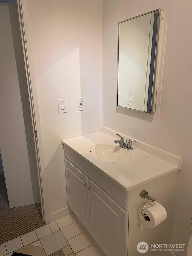 1750 NW 58th St, Seattle, WA 09107 - bathroom featuring vanity and tile patterned flooring