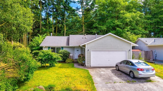 1390 Jordan Ct, Oak Harbor, WA 98277 - ranch-style house with a garage and driveway