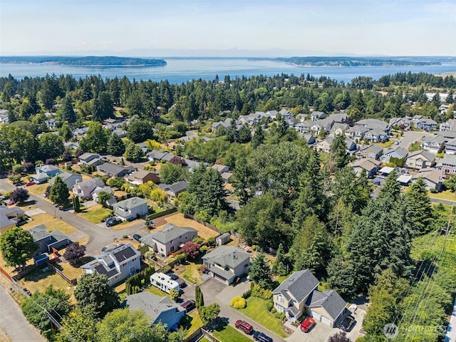 9304 Farwest Dr SW, Tacoma, WA 98498 - aerial perspective of suburban area featuring a nearby body of water