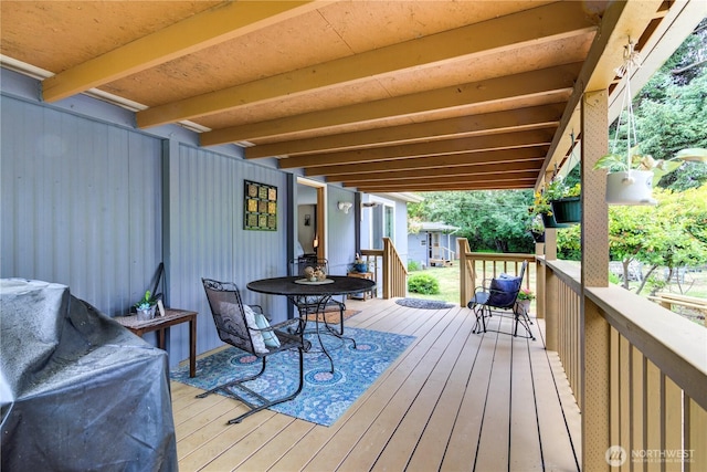 1402 301st Pl, Ocean Park, WA 98640 - view of wooden deck