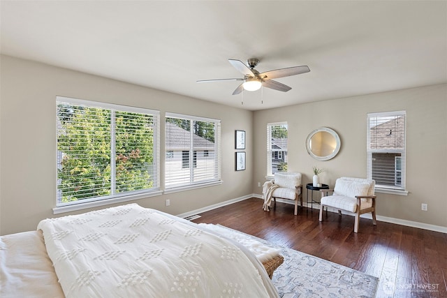 11382 Honeysuckle Ln NW, Gig Harbor, WA 98332 - bedroom featuring wood finished floors and ceiling fan