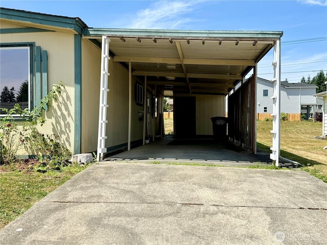 1519 Alonda Ln NE, Olympia, WA 98516 - view of parking with driveway and an attached carport