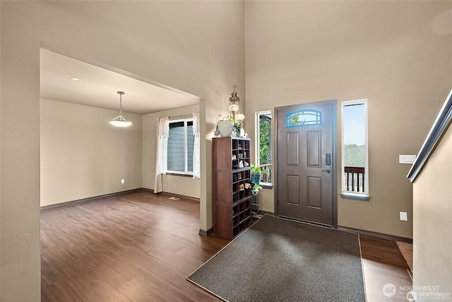 16908 61st St NW, Vaughn, WA 98394 - foyer featuring wood finished floors