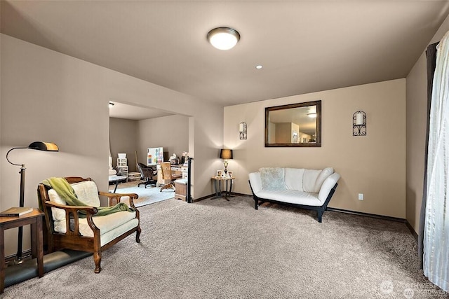 16908 61st St NW, Vaughn, WA 98394 - living room with carpet and baseboards