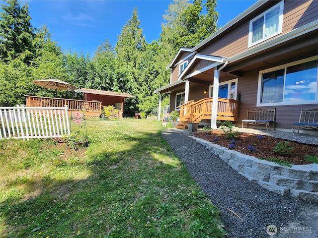 16908 61st St NW, Vaughn, WA 98394 - view of green lawn