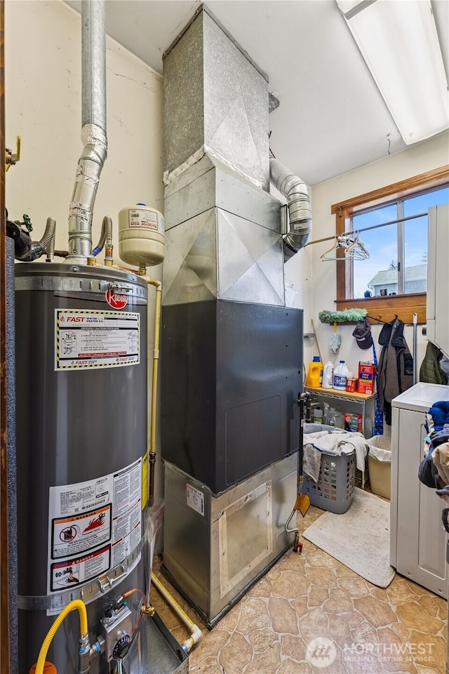 701 13th St SE, Puyallup, WA 98372 - utilities featuring strapped water heater and heating unit