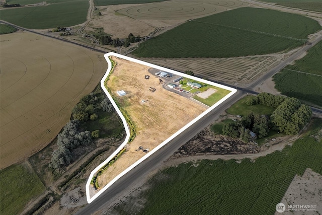 19621 N Glade Rd, Mesa, WA 99343 - aerial overview of property's location with rural landscape