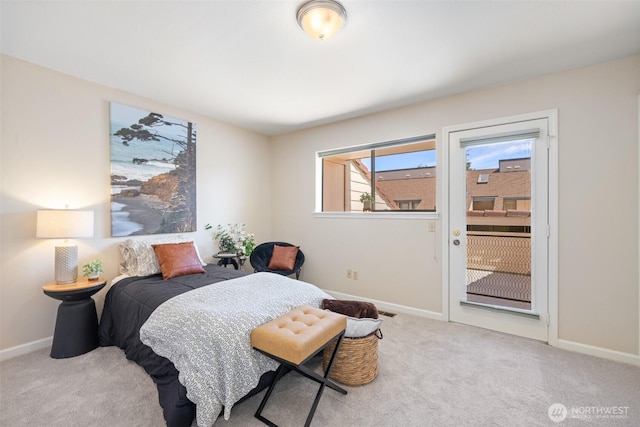 300 N Sequim Ave Unit 15, Sequim, WA 98382 - bedroom with access to exterior and carpet