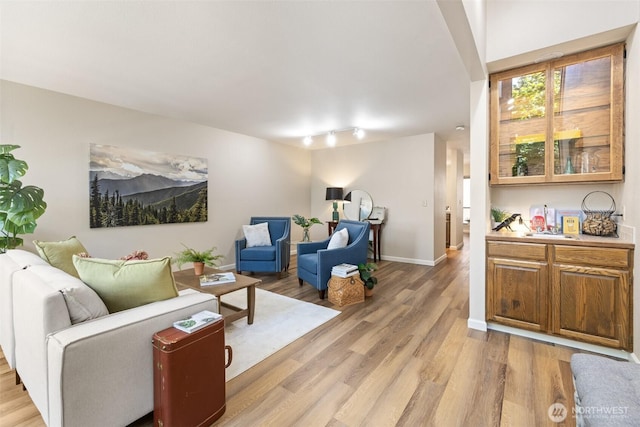 300 N Sequim Ave Unit 15, Sequim, WA 98382 - living room featuring light wood finished floors and baseboards