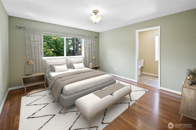 22526 87th Pl W, Edmonds, WA 98026 - bedroom featuring wood finished floors and ensuite bathroom