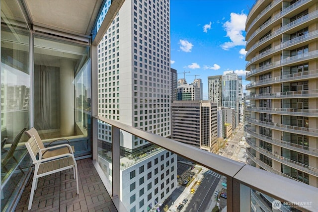 737 Olive Way Unit 1903, Seattle, WA 98101 - balcony featuring a city view