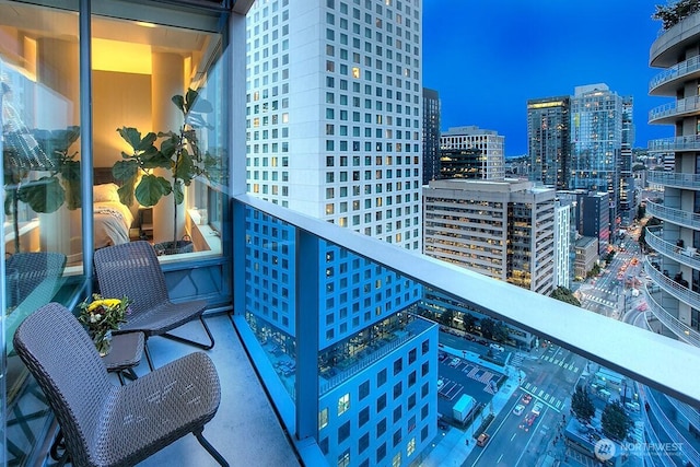 737 Olive Way Unit 1903, Seattle, WA 98101 - balcony featuring a view of city