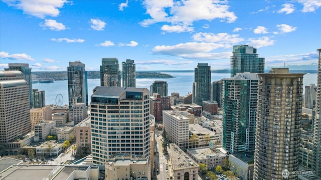 737 Olive Way Unit 1903, Seattle, WA 98101 - skyline view featuring a large body of water