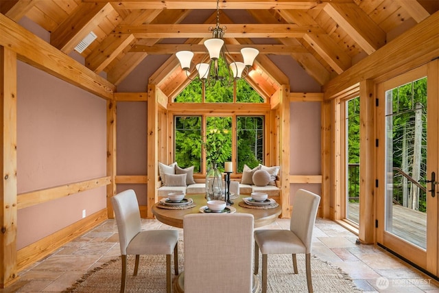 991 Lakeview St, Bellingham, WA 98229 - sunroom / solarium with plenty of natural light and a chandelier